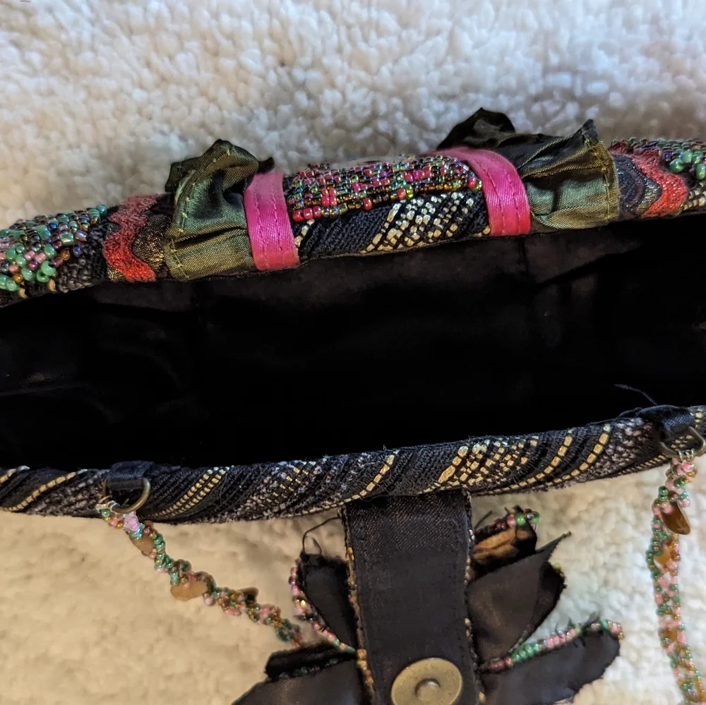 Cute Unique Beaded Clutch - Picture 2 of 3